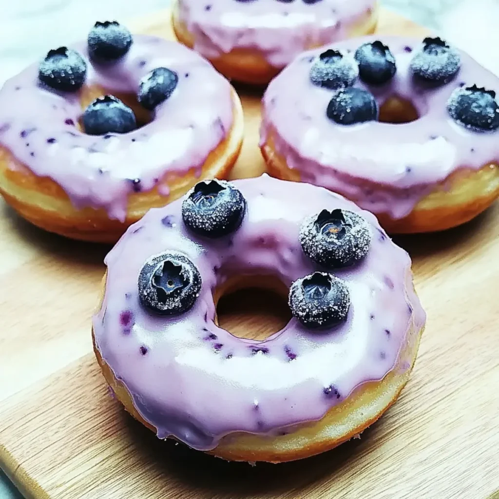 Delicious Wild Blueberry Cake Donuts Recipe in 30 Minutes