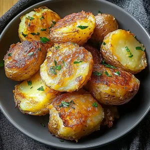Golden Crispy Smashed Potatoes