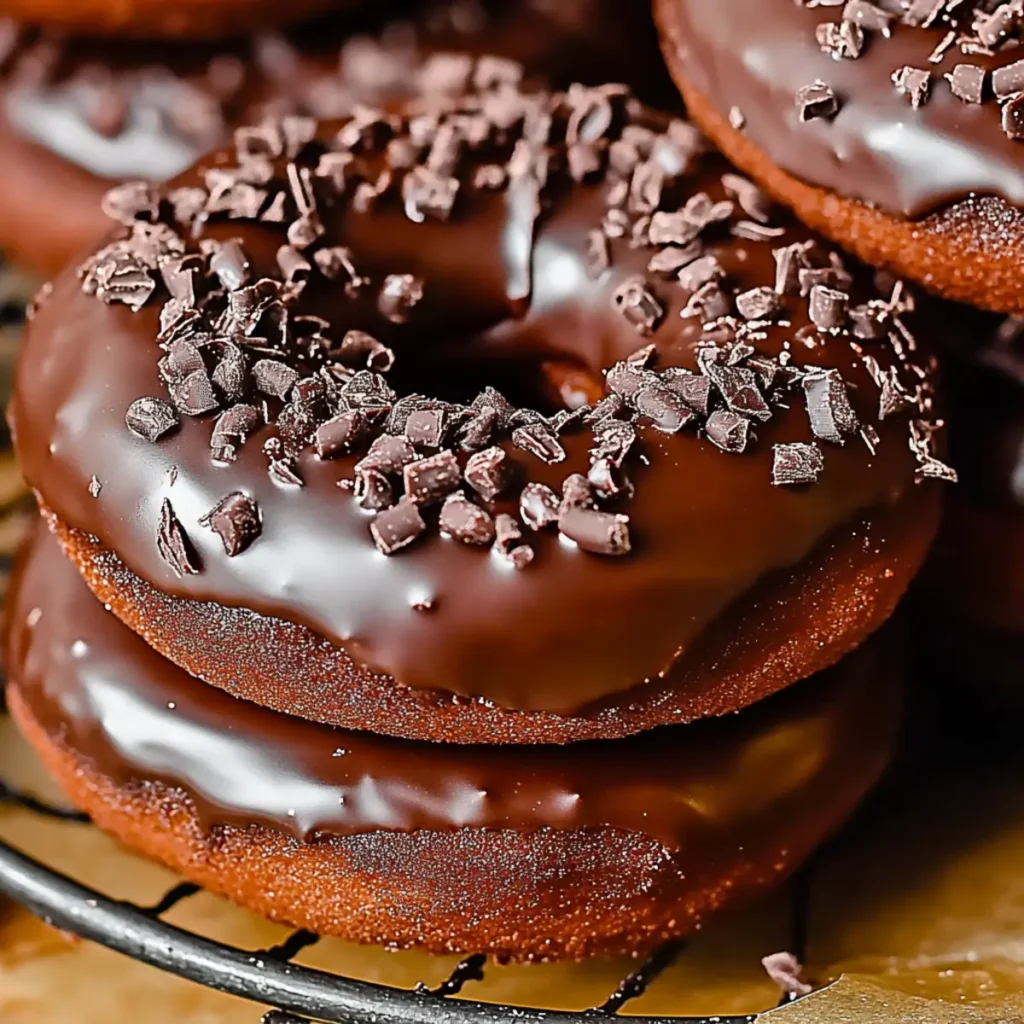 The Most Amazing Chocolate Donuts