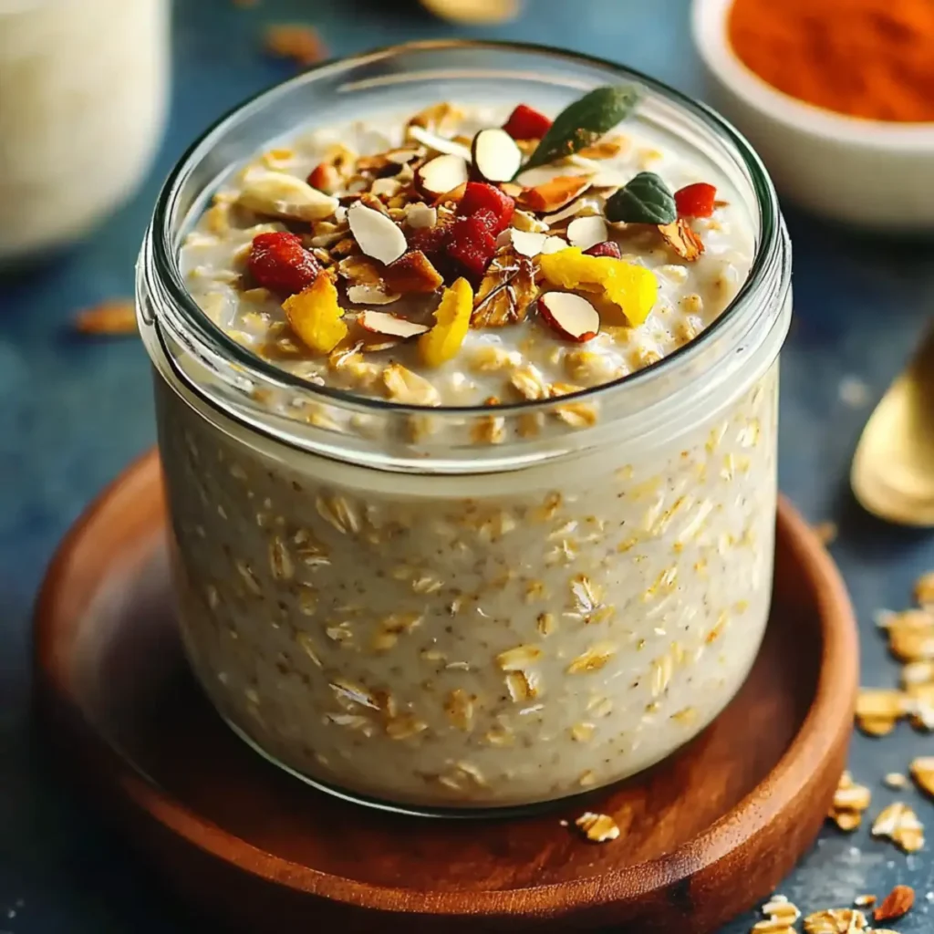 Delicious No-Sugar Indian Overnight Oats for Healthy Mornings
