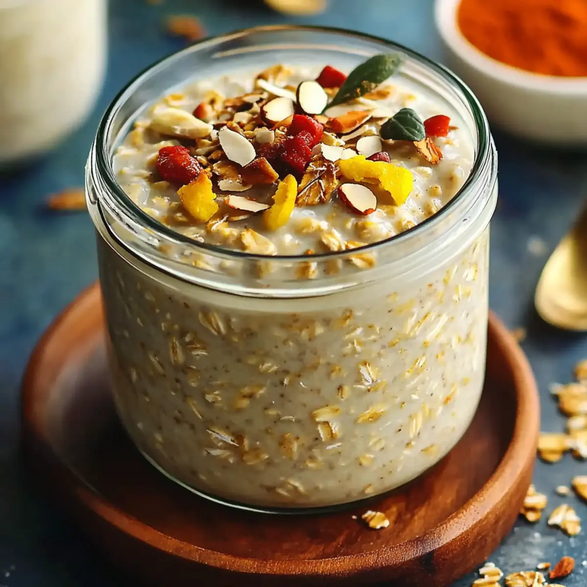 Delicious No-Sugar Indian Overnight Oats for Healthy Mornings