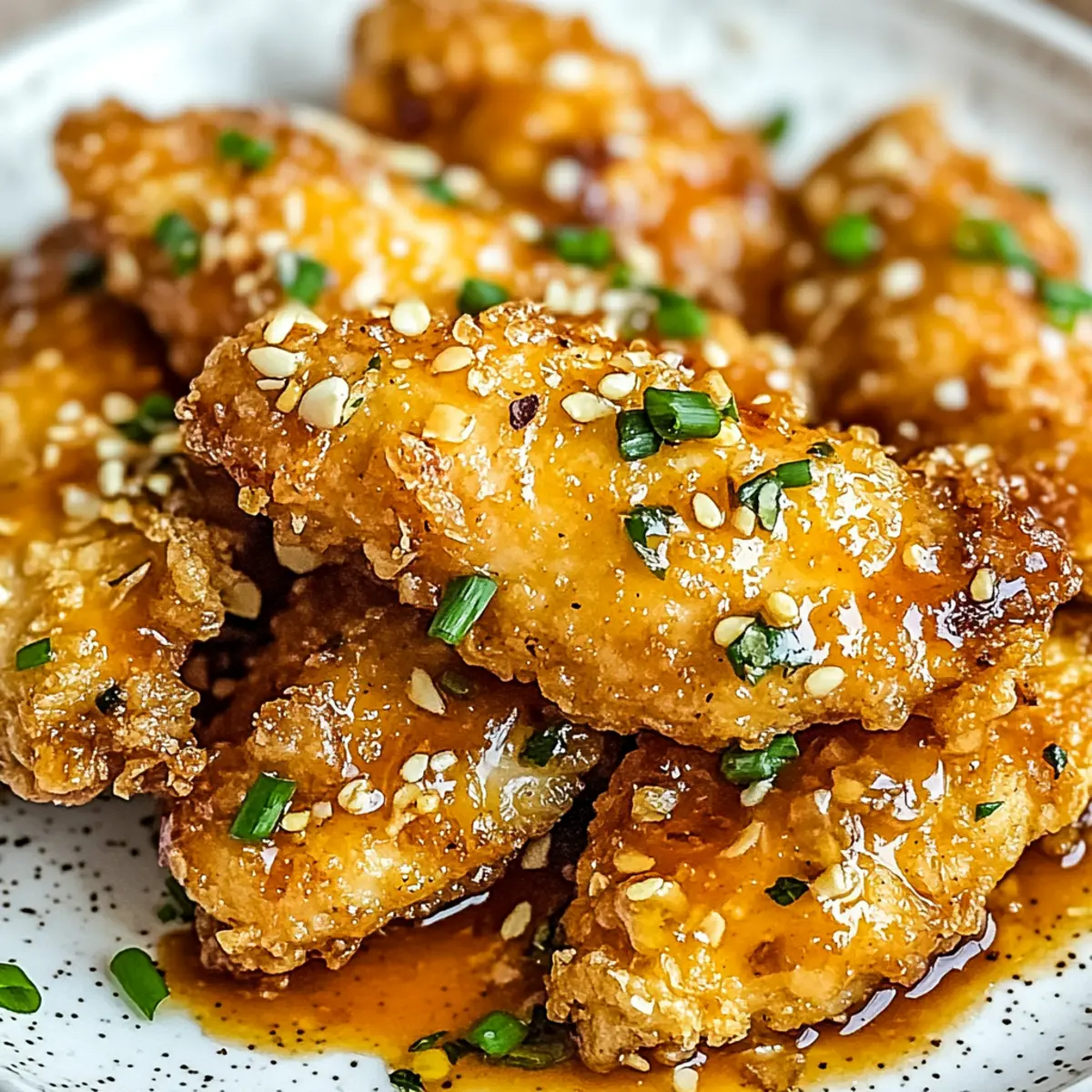 Crispy Air Fryer Honey Butter Garlic Chicken Tenders