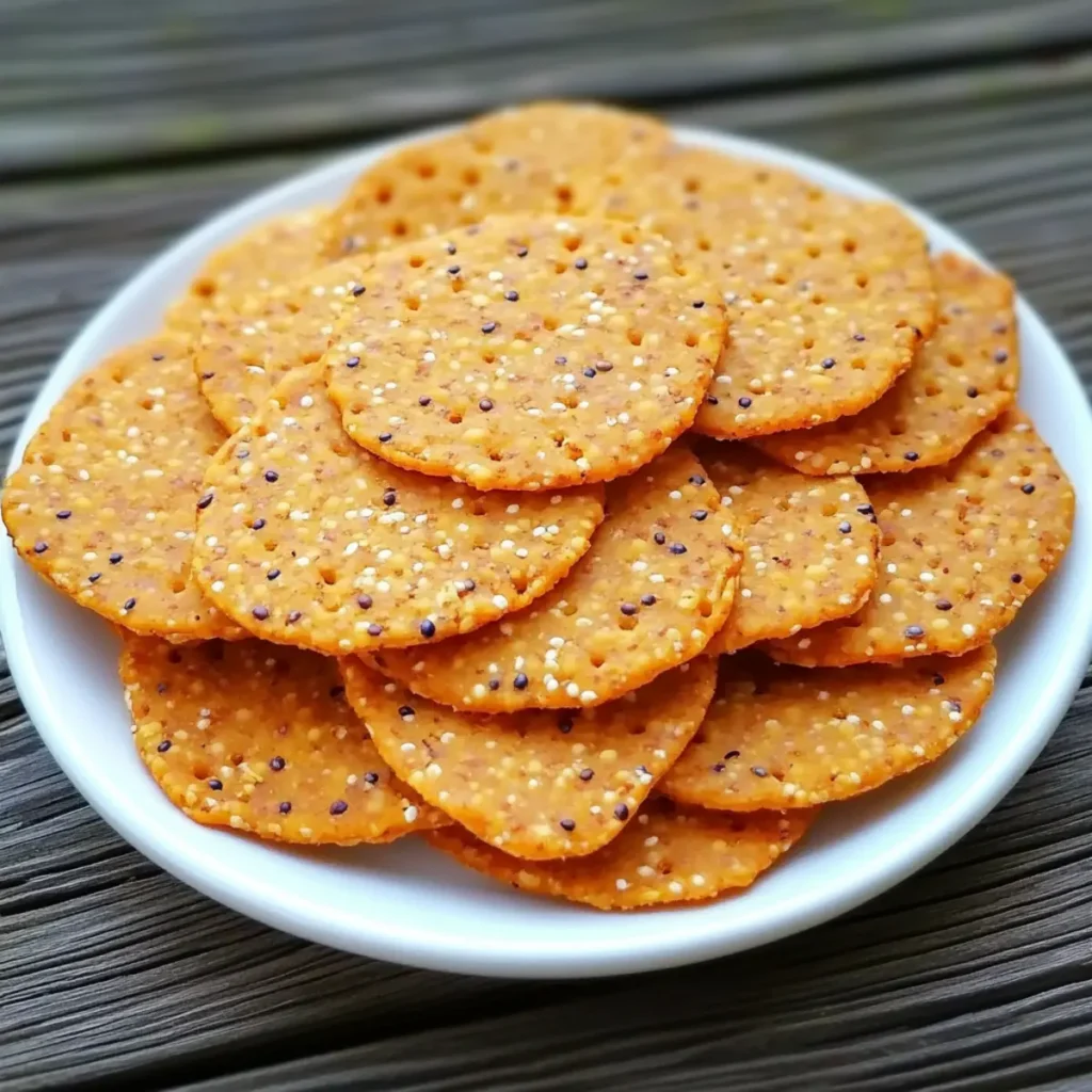 Red Lentil Crackers