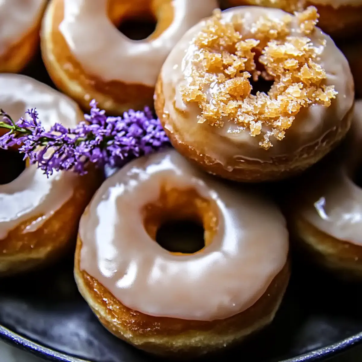 Baked Maple Glazed Doughnuts