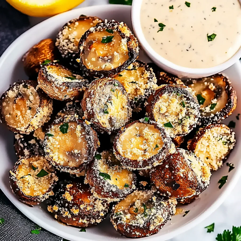 Crispy Air Fryer Ranch Mushrooms: Easy Appetizer Recipe