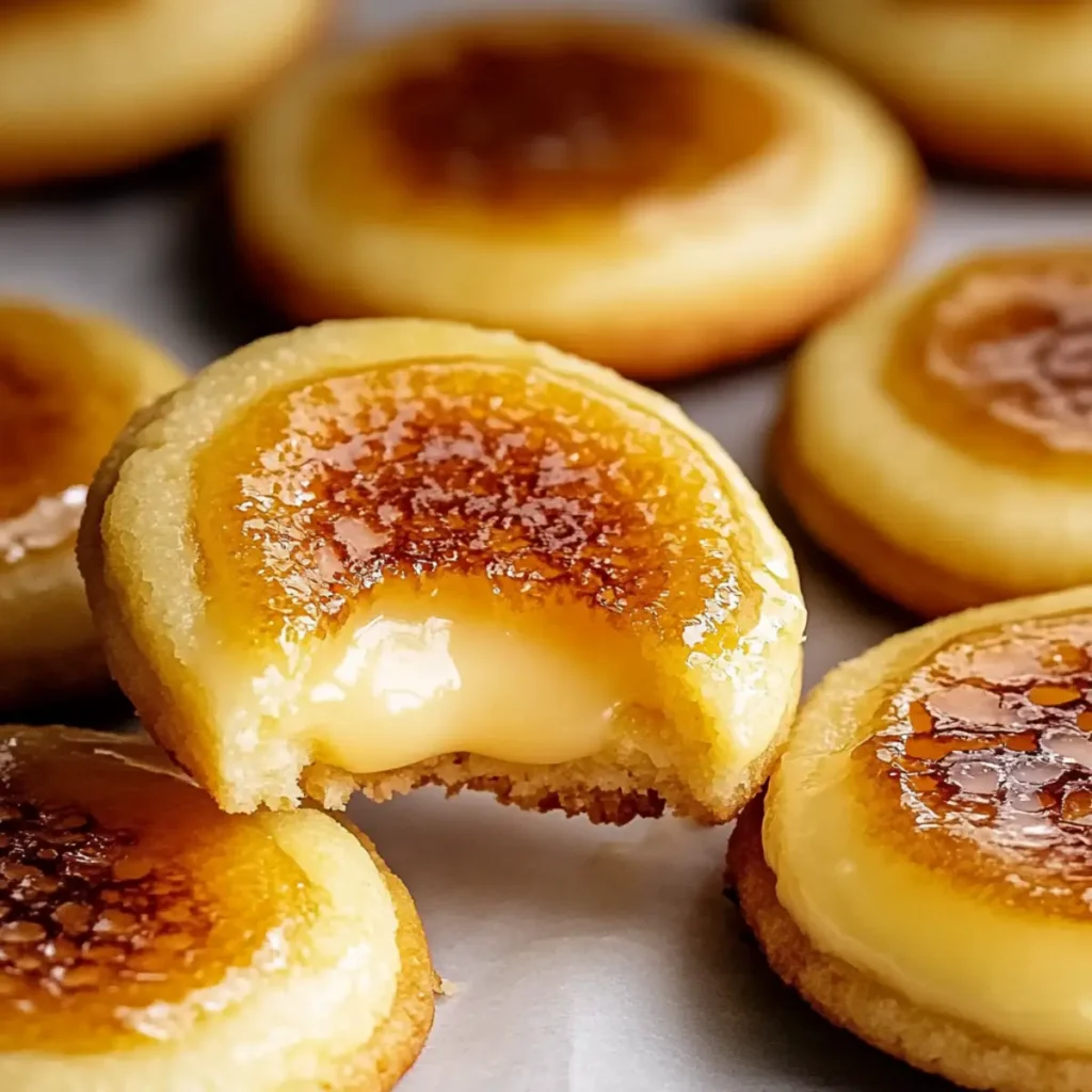 Lemon Crème Brûlée Cookies