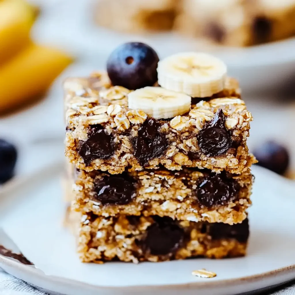Easy Banana Oatmeal Bars Recipe for A Healthy Snack Delight