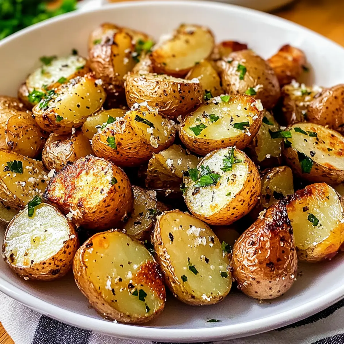 Crispy Garlic Butter Potatoes: Easy Roasted Yukon Recipe