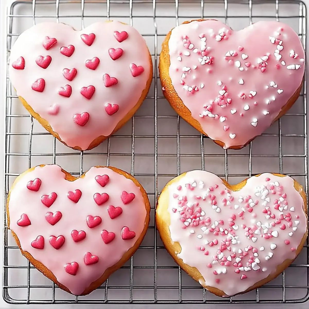 Heart Shaped Donuts