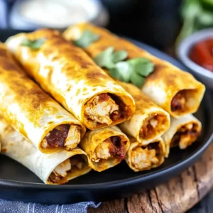 Easy Air Fryer Chicken Taquitos Recipe for Quick Weeknight Meals