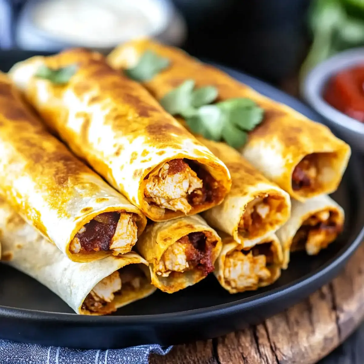 Easy Air Fryer Chicken Taquitos Recipe for Quick Weeknight Meals