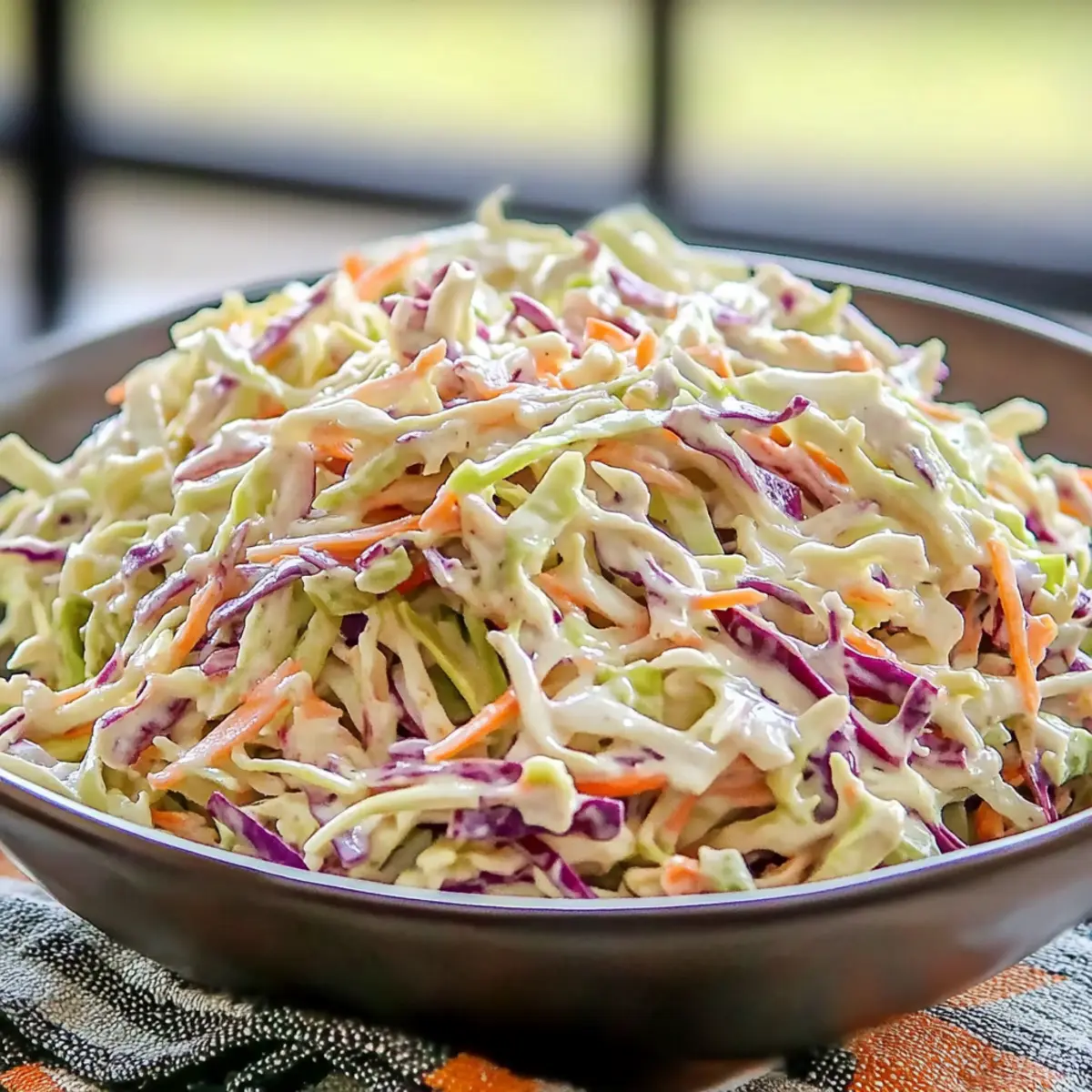 BBQ-Style Southern Coleslaw Recipe with Classic Memphis Flavors