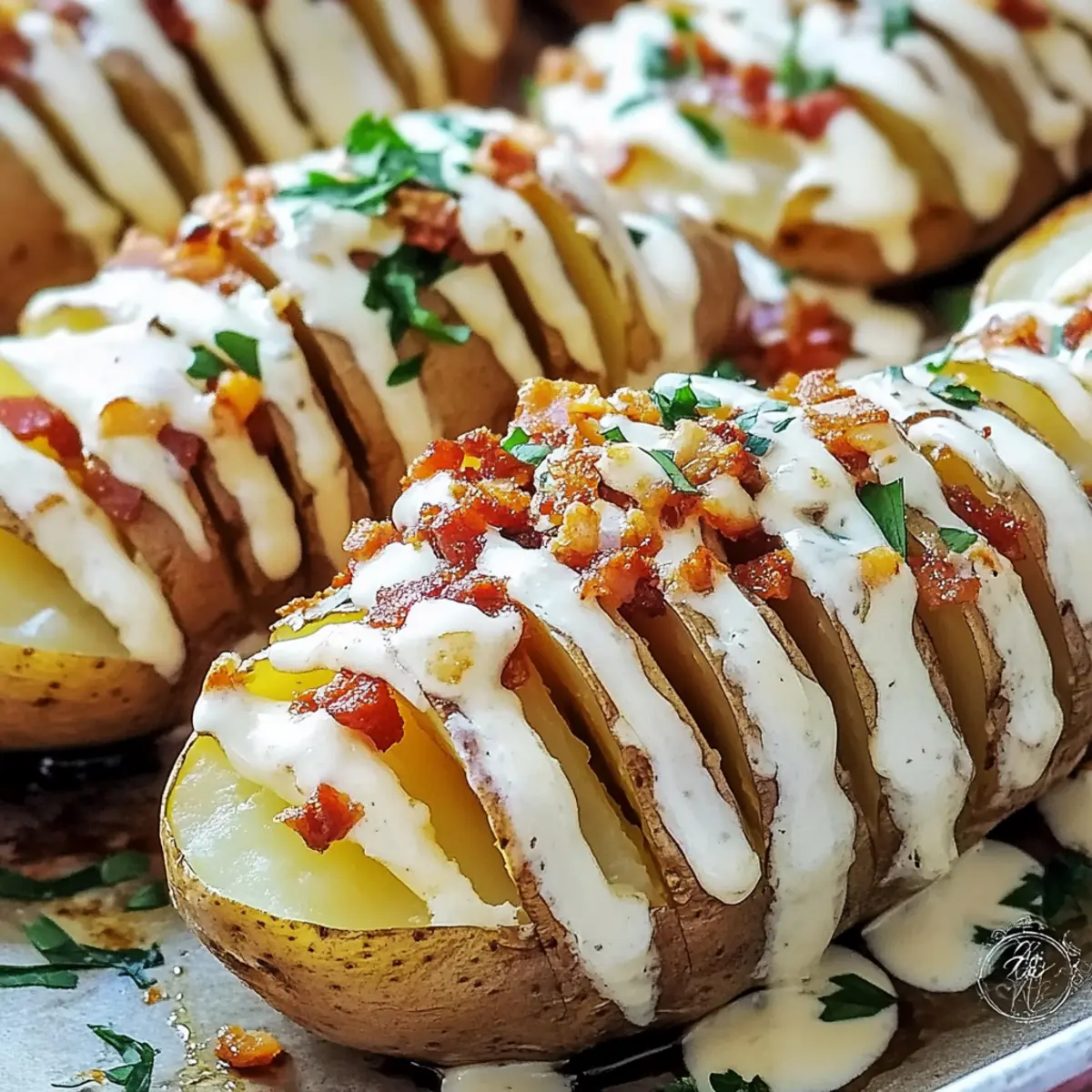 The BEST Loaded Hasselback Potatoes Recipe You'll Ever Try