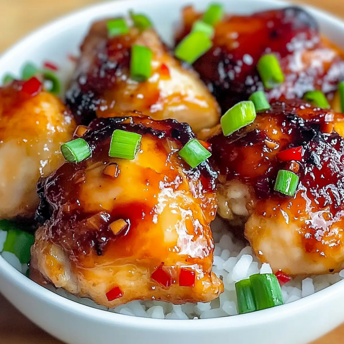 Sweet Chili Air Fryer Chicken Thighs