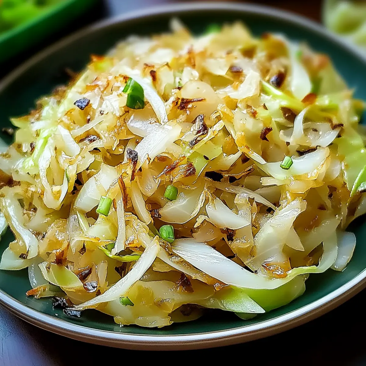 Buttery Sautéed Cabbage with Garlic and Onions