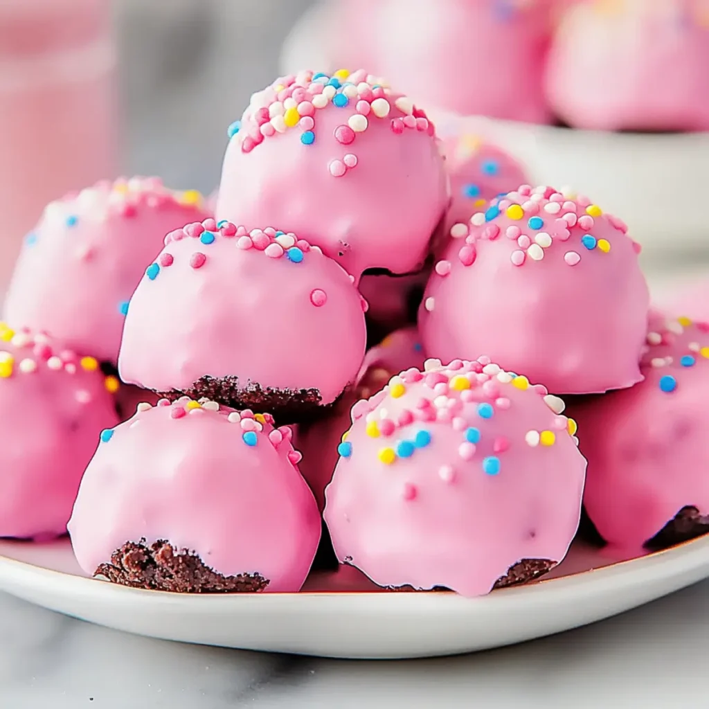 Delicious Pink Oreo Truffle Balls Recipe for Your Sweet Heart