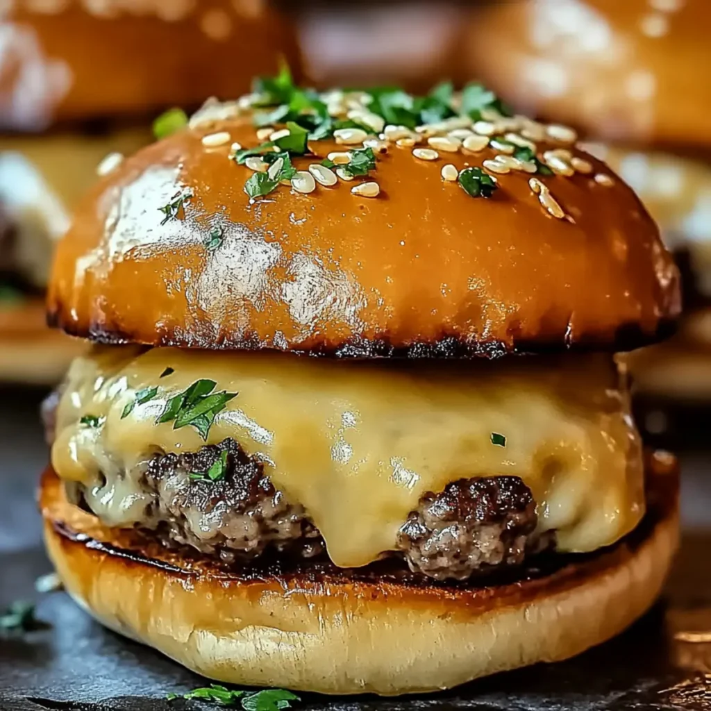 Delicious Garlic Butter Cheeseburger Bombshells