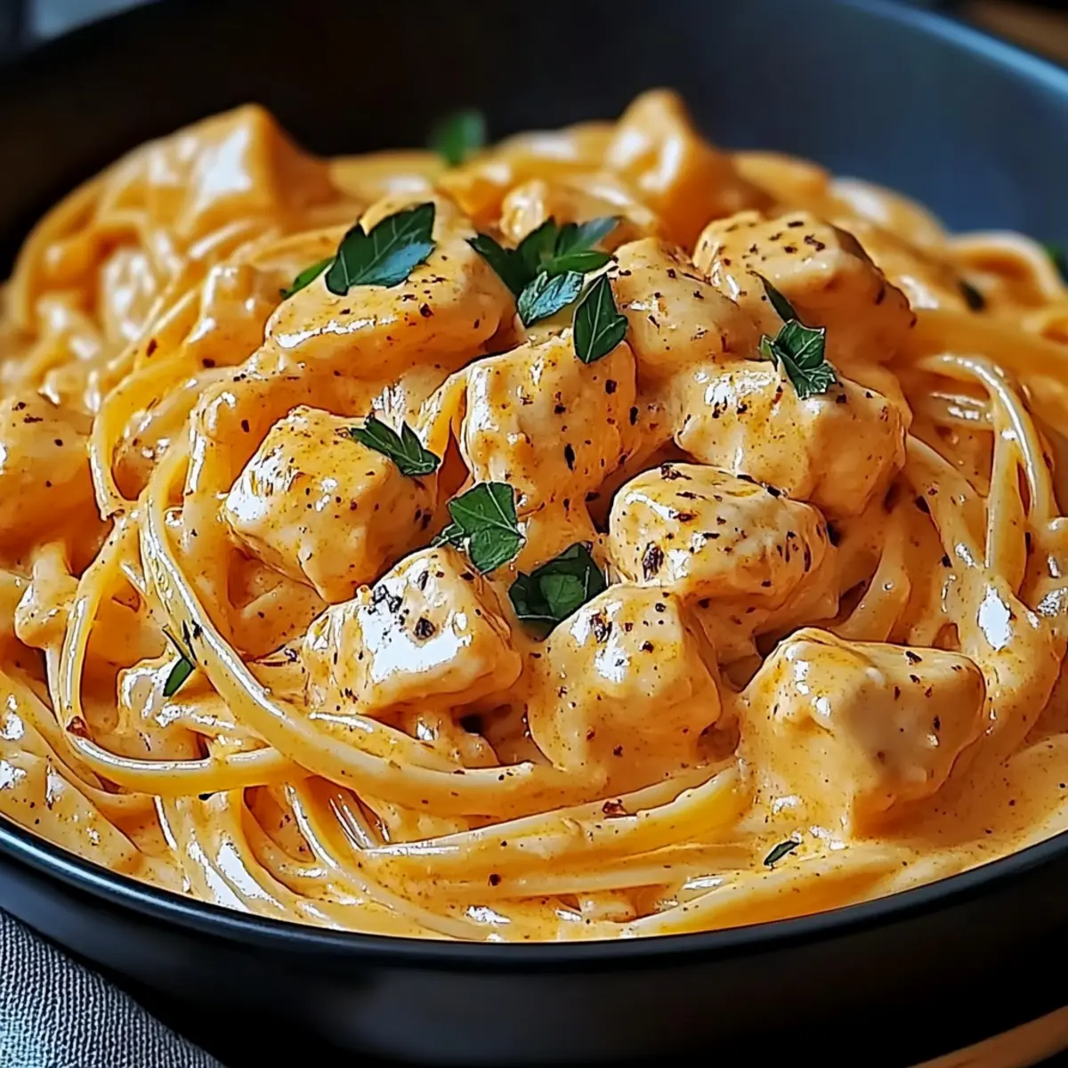 Cowboy Butter Chicken Linguine