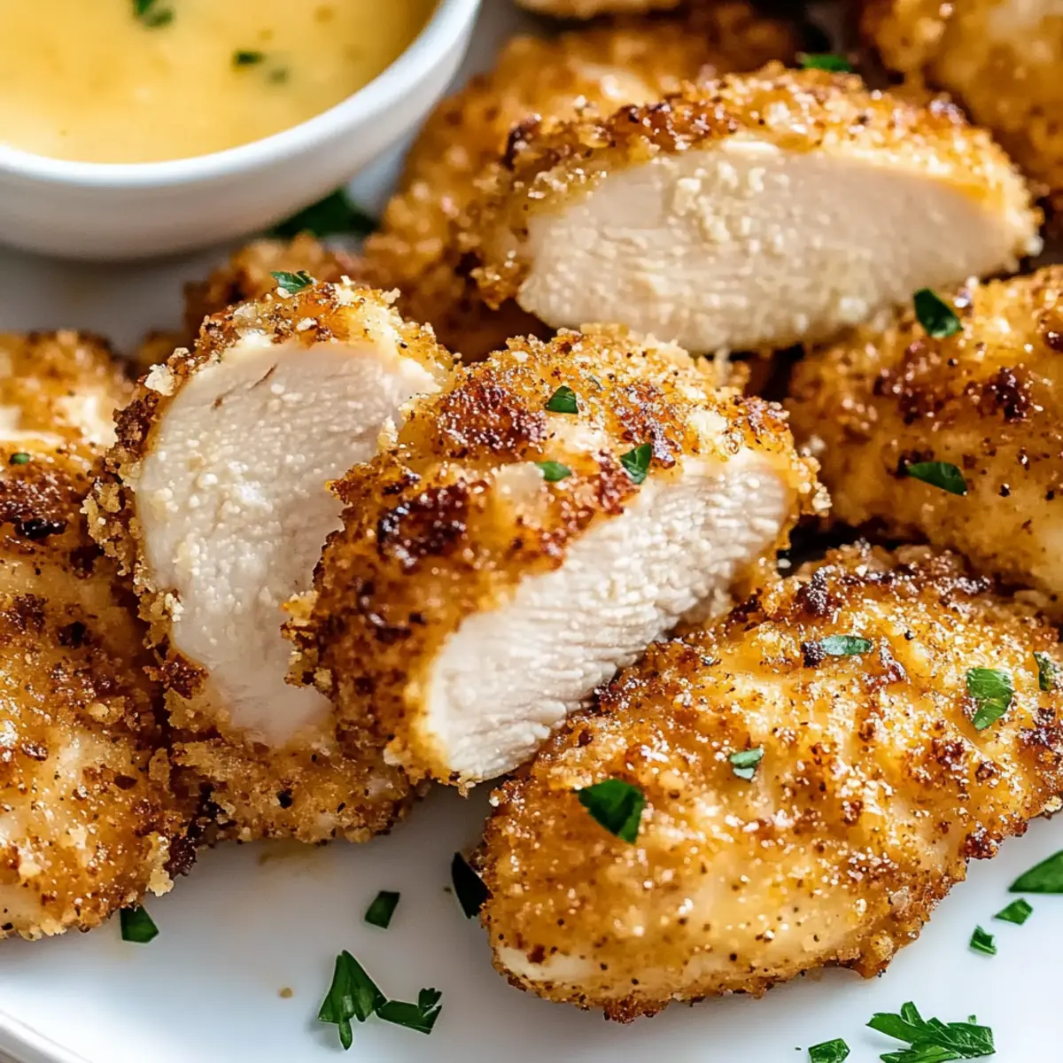 Crispy Air Fryer Parmesan Chicken Ready in Just 30 Minutes