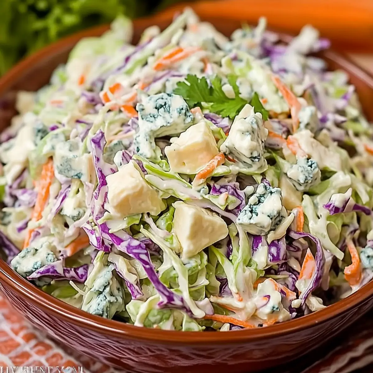 Delicious Gourmet Blue Cheese Coleslaw Recipe for Any Occasion