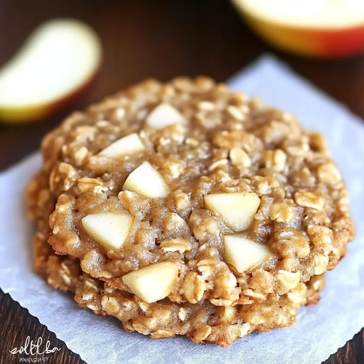 Apple Pie Oatmeal Cookies