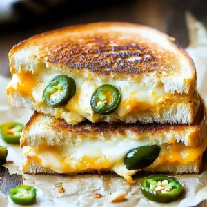 Delicious Roasted Jalapeno Popper Grilled Cheese Recipe