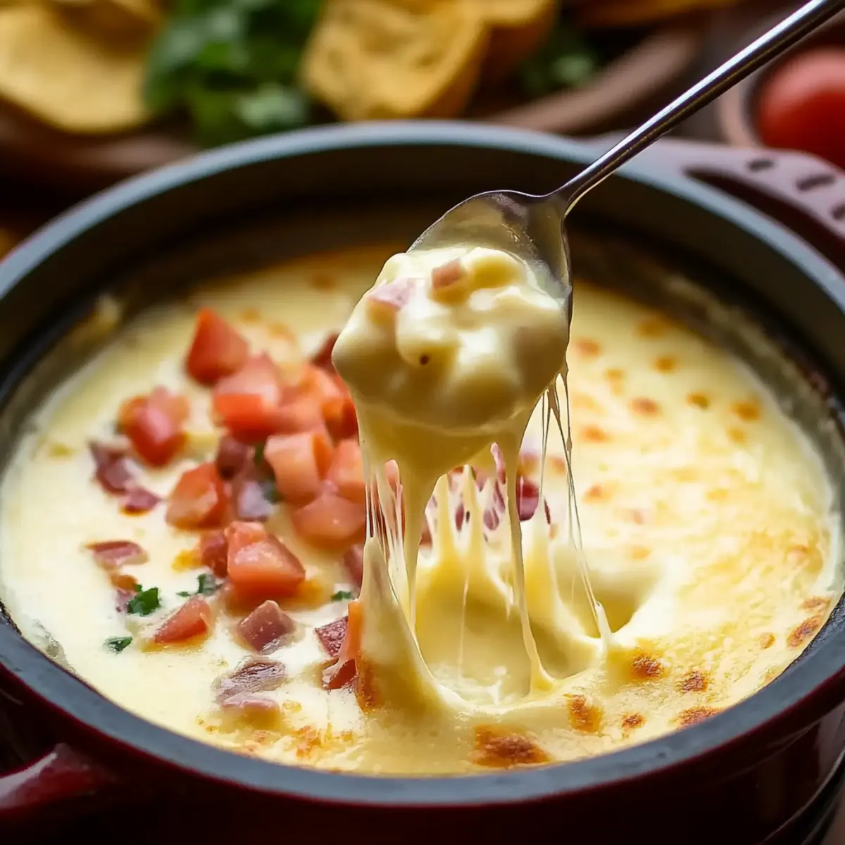 Easy Tex-Mex Swiss Cheese Fondue Recipe for Delicious Dipping