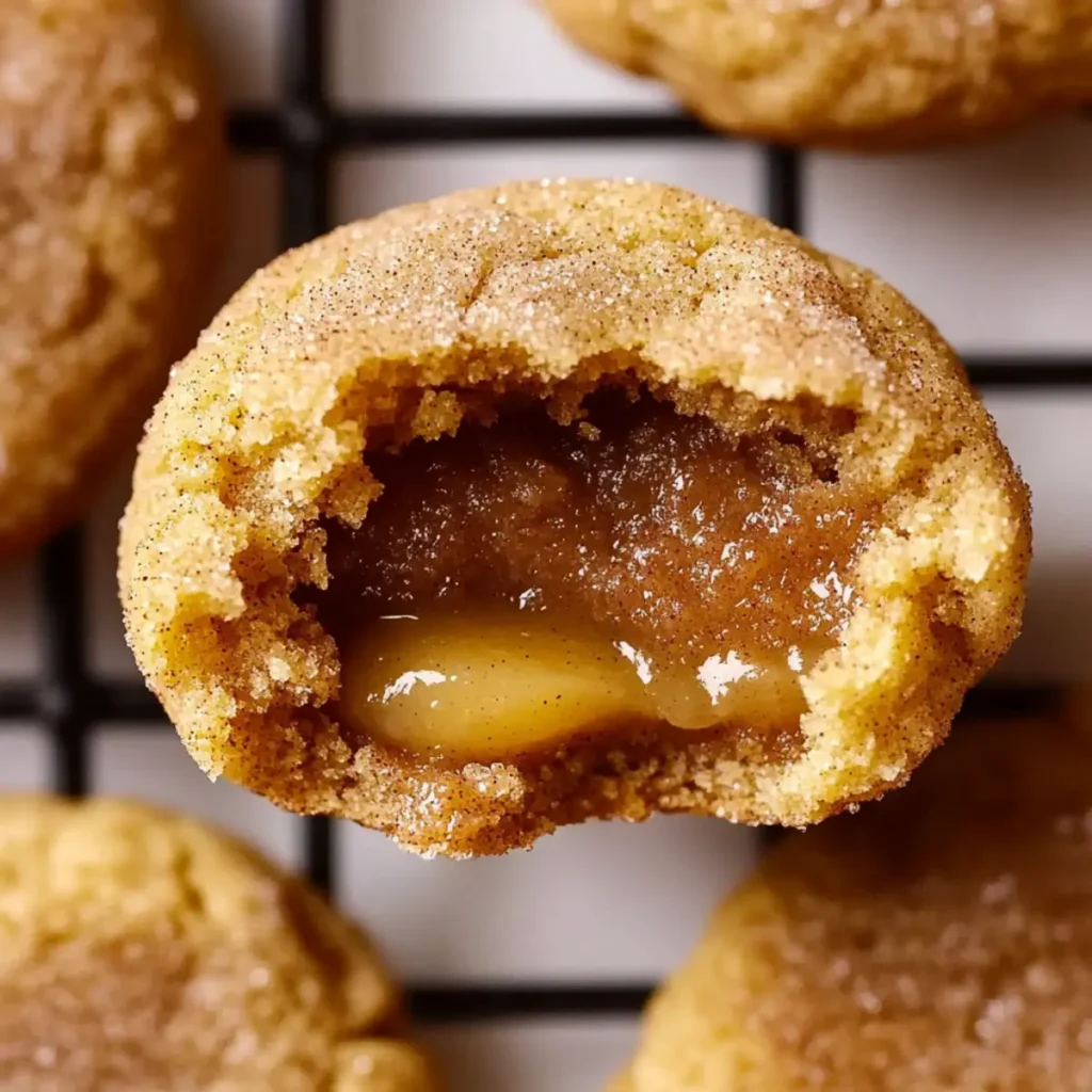 Apple Butter Snickerdoodle Cookies