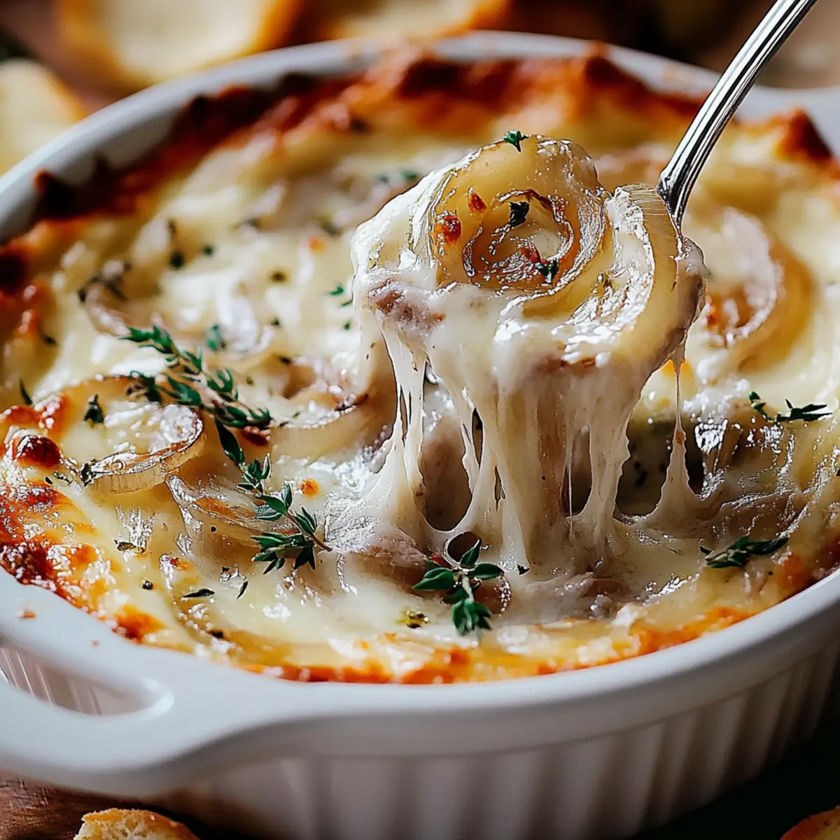 French Onion Super Bowl Party Dip